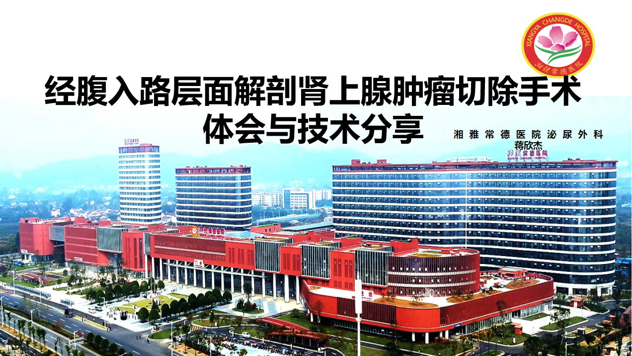 经腹入路层面解剖肾上腺肿瘤切除手术体会与技术分享