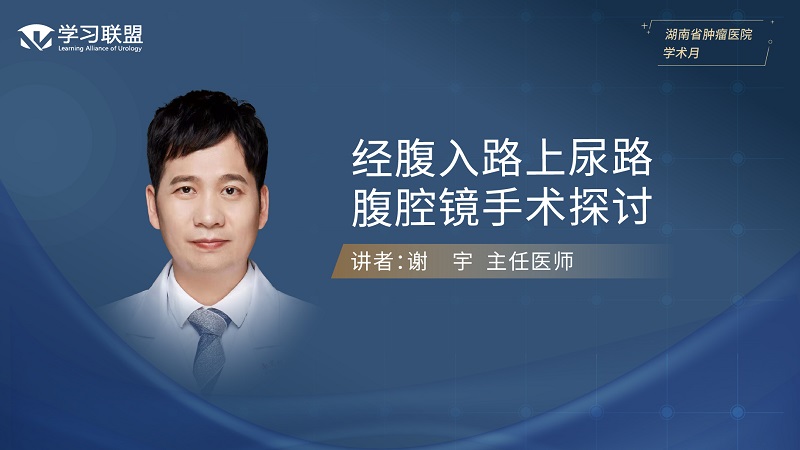 第403期 谢宇 | 经腹入路上尿路腹腔镜手术探讨