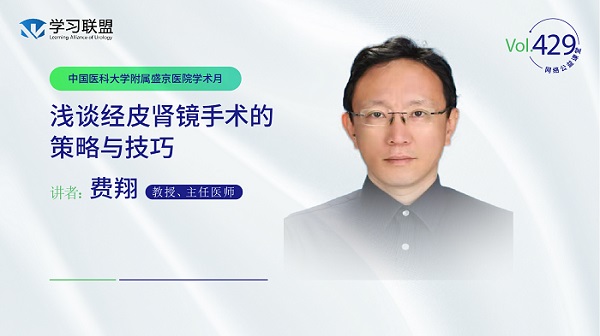第429期 费翔 | 浅谈经皮肾镜手术的策略与技巧