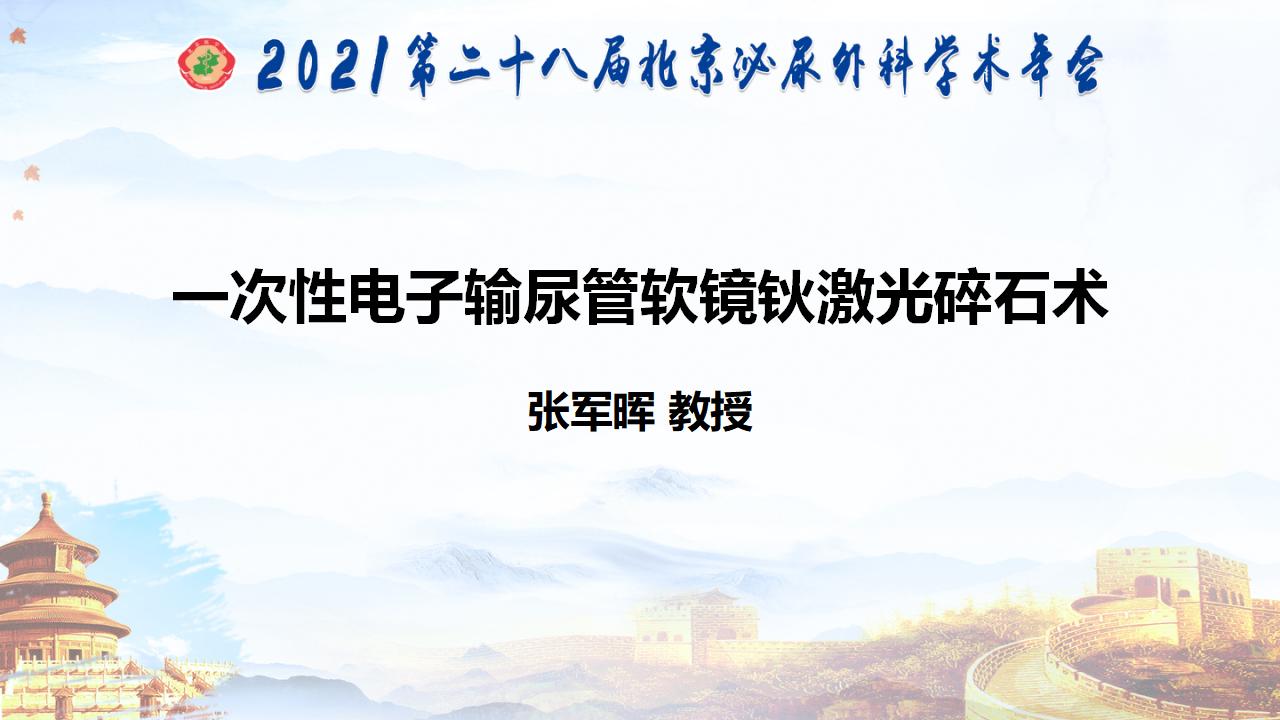一次性电子输尿管软镜钬激光碎石术