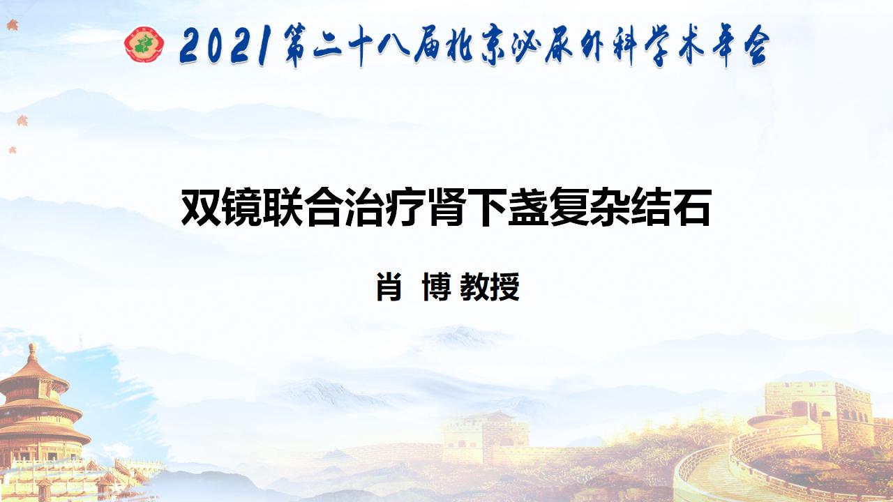 双镜联合治疗肾下盏复杂结石