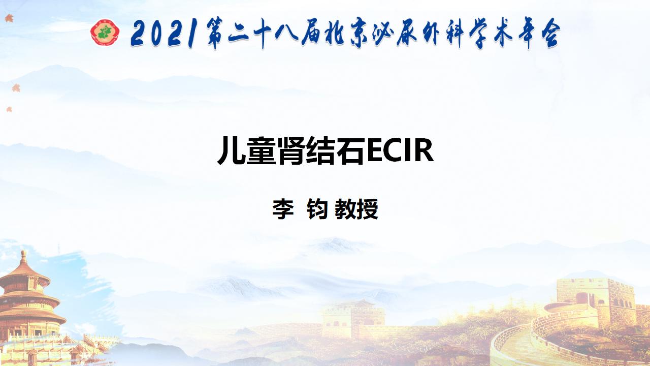 儿童肾结石ECIRS