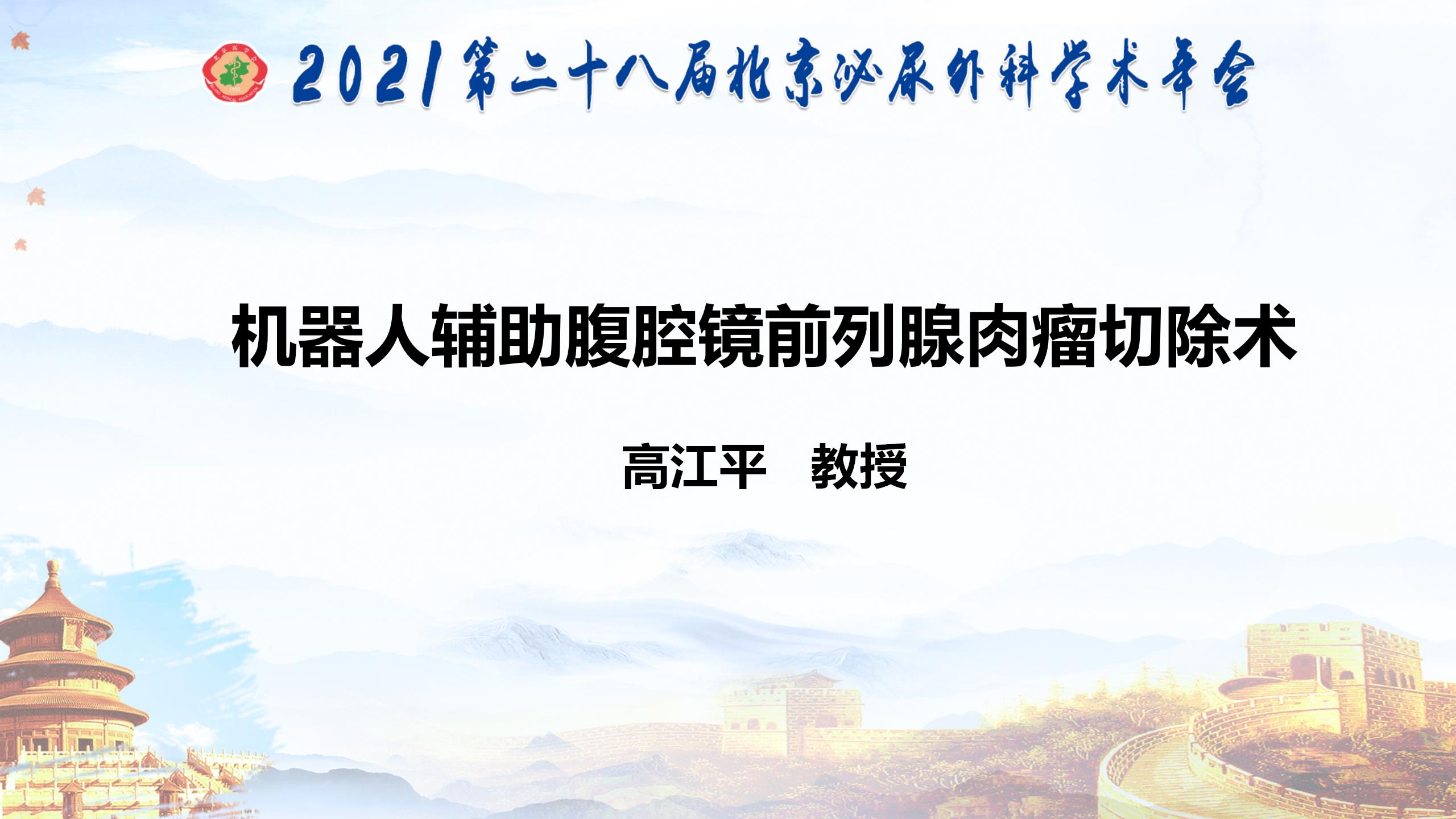 机器人辅助腹腔镜前列腺肉瘤切除术