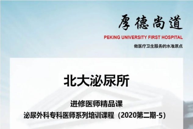 9月8日-北大泌尿所进修医师精品课