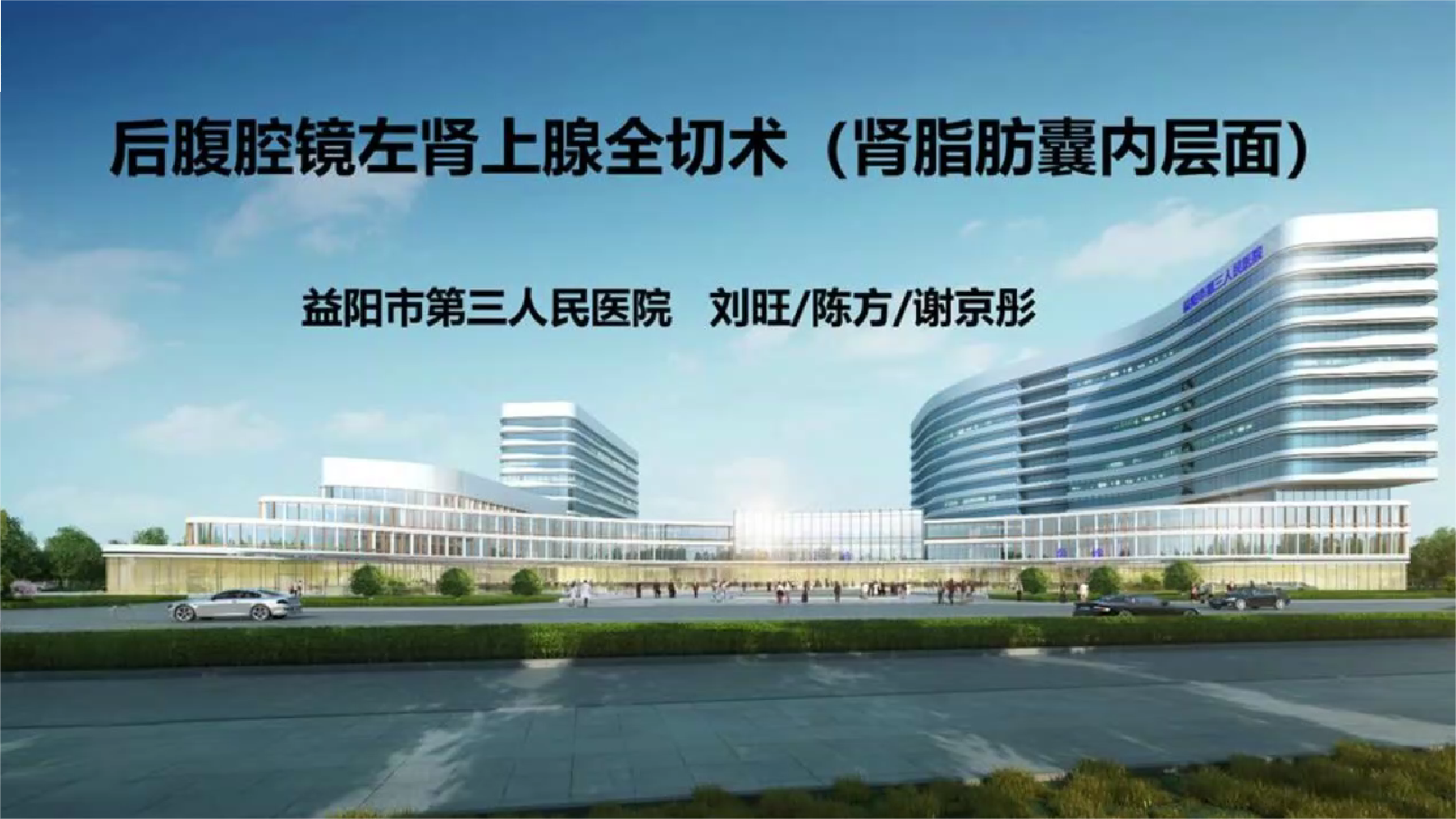后腹腔镜左肾上腺全切术（肾脂肪囊内层面）