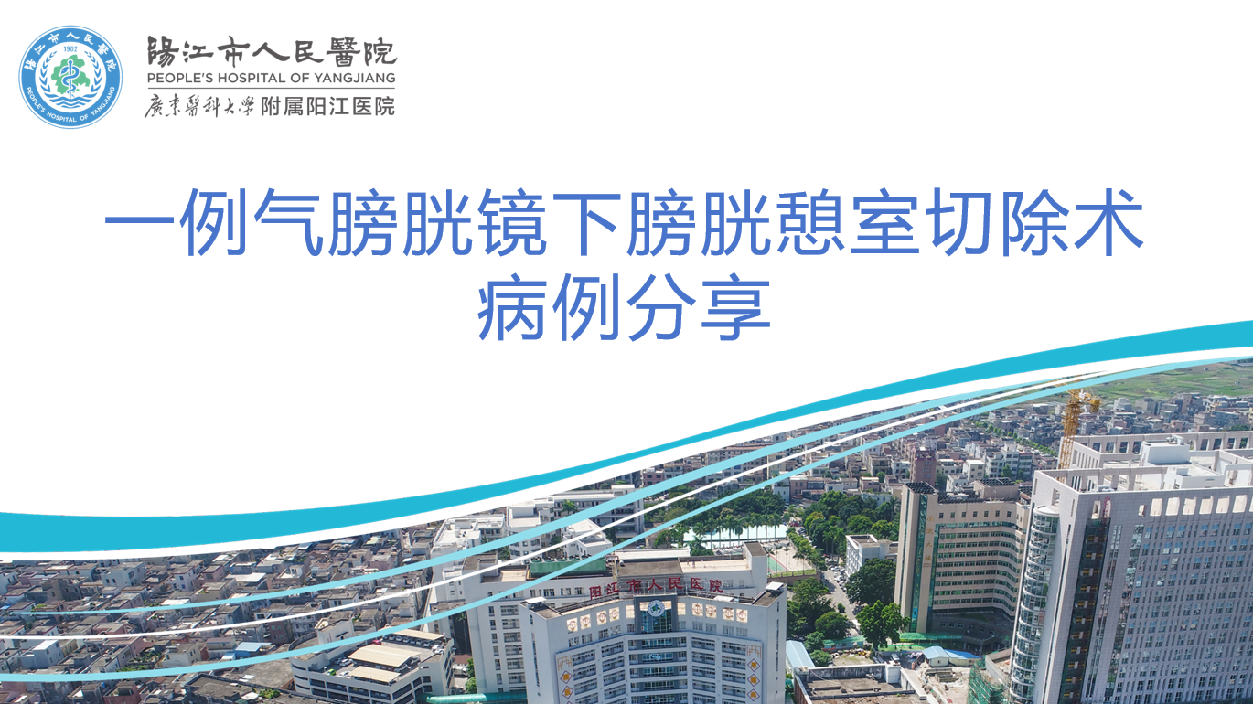 一例气膀胱镜下膀胱憩室切除术病例分享