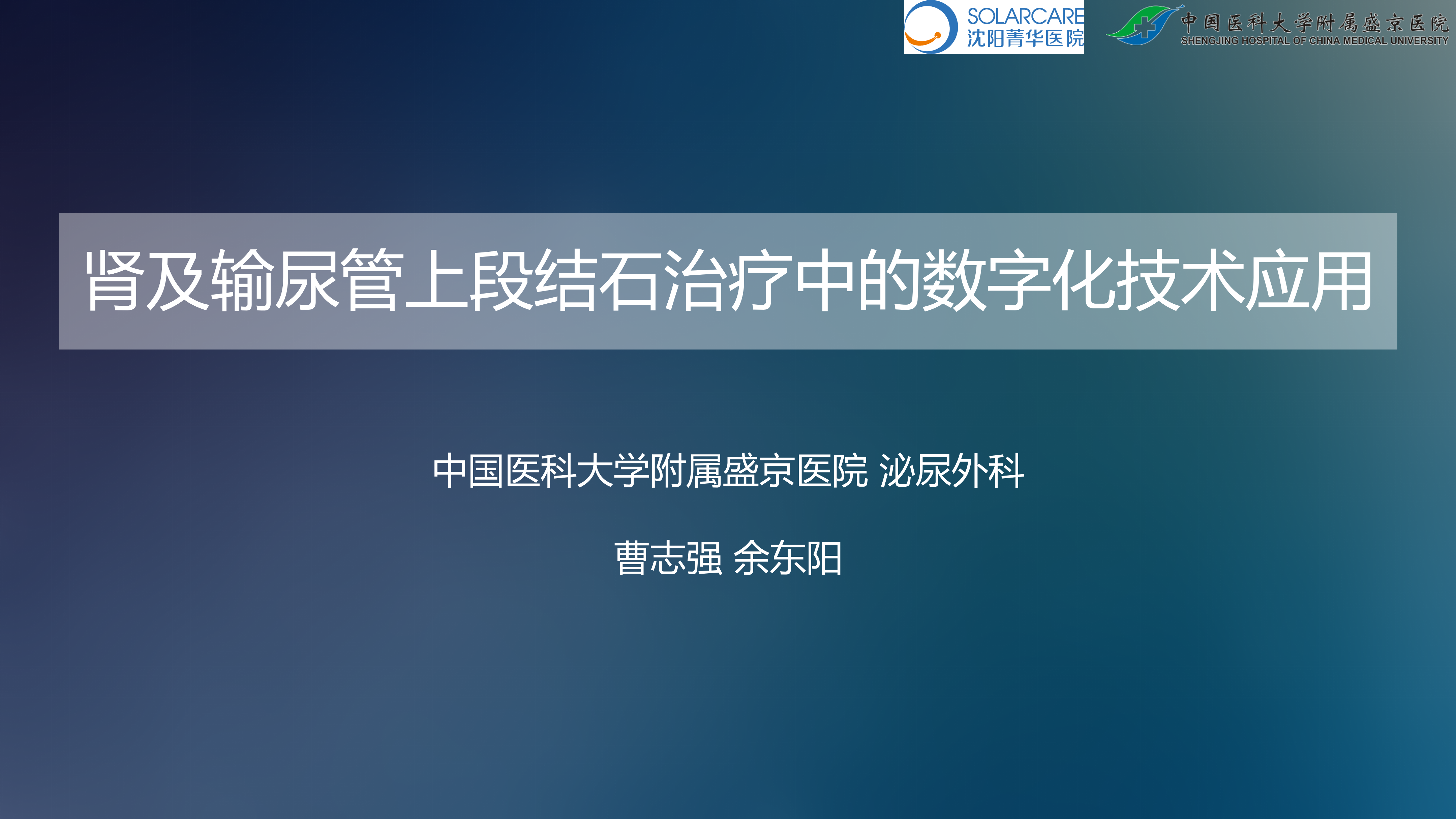 肾及输尿管上段结石治疗中的数字化技术应用